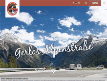 Tablet Screenshot of gerlosstrasse.at